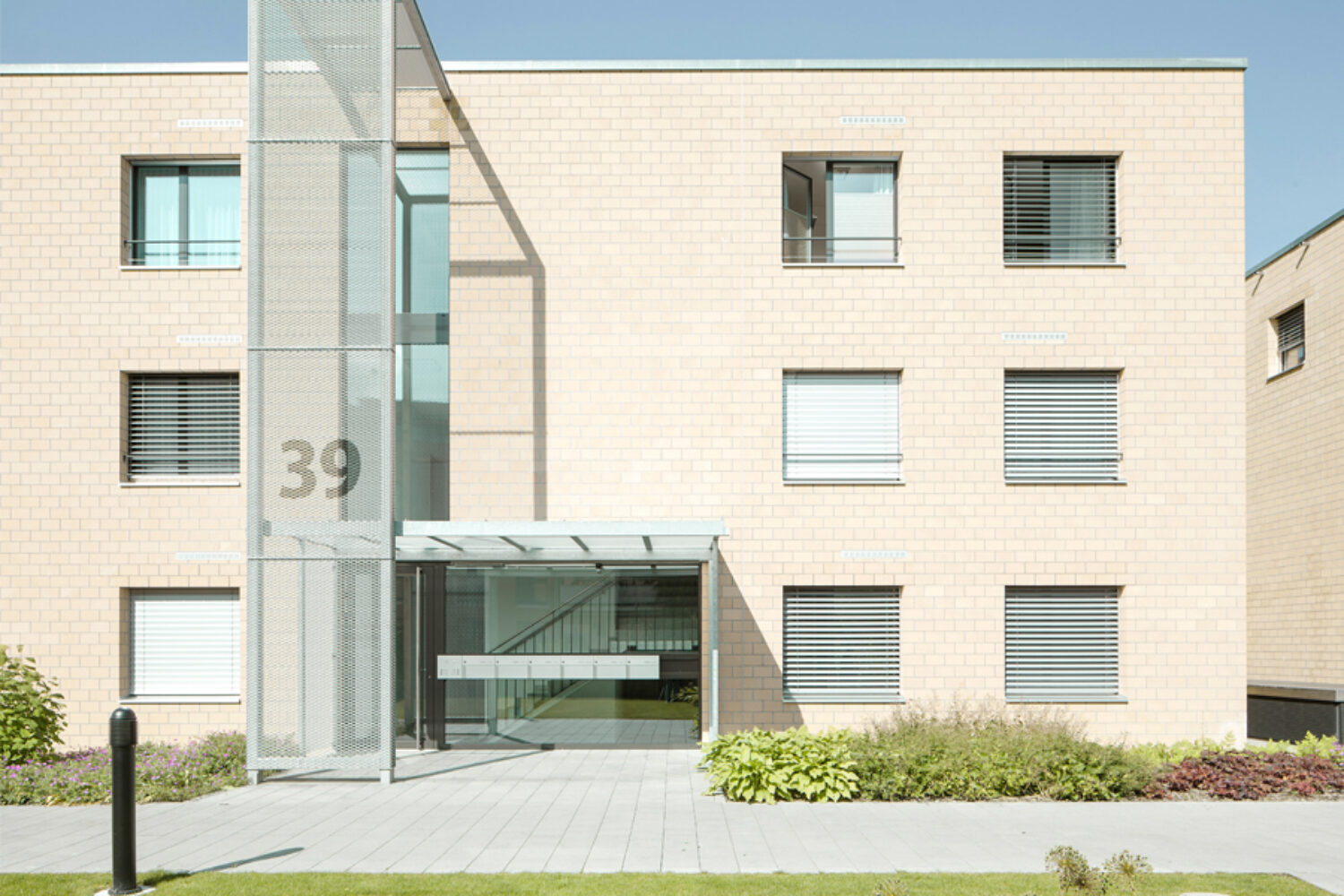 Wohnsiedlung stuckimatte 02 Ostfassade