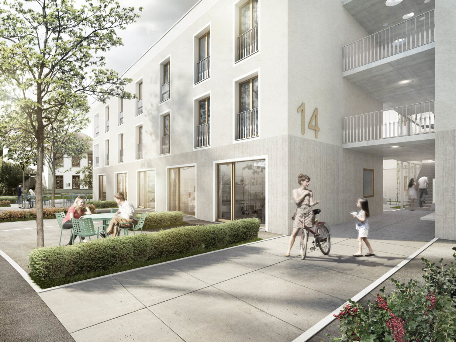 Visualisierung Stuckimatte aussen