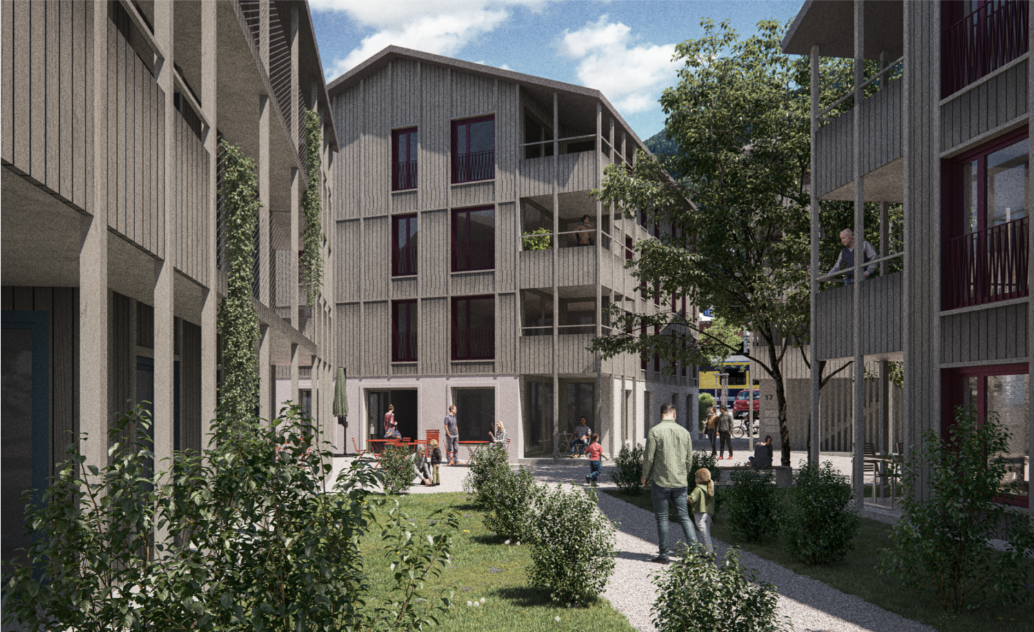 Visualisierung Hofansicht