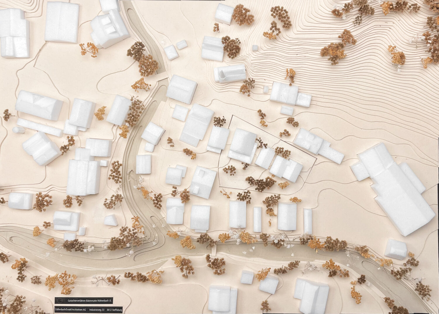 Modellfoto Gutachterverfahren Bärenmatte