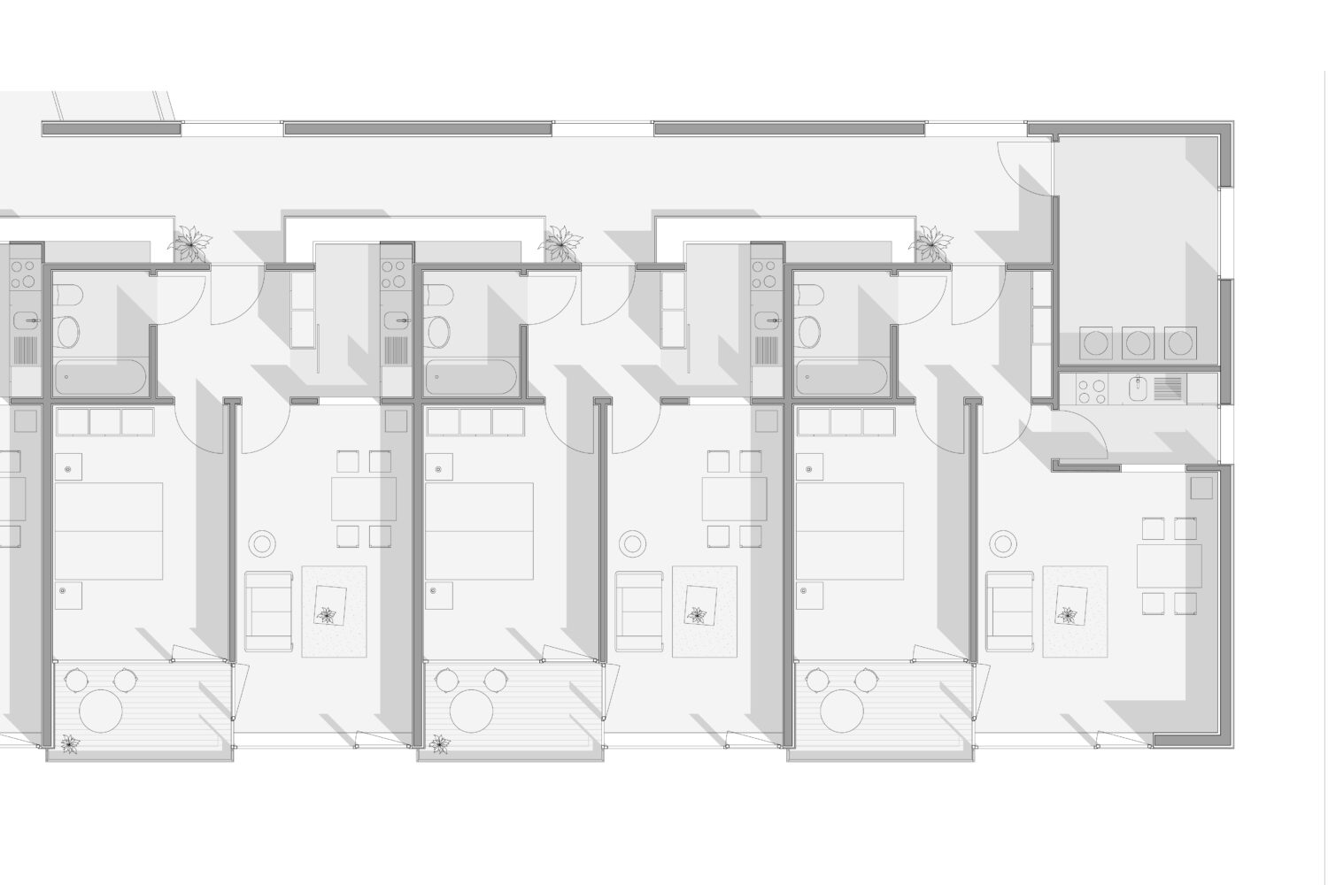 Wohnungen zweisimmen Wohnungsgrundrisse